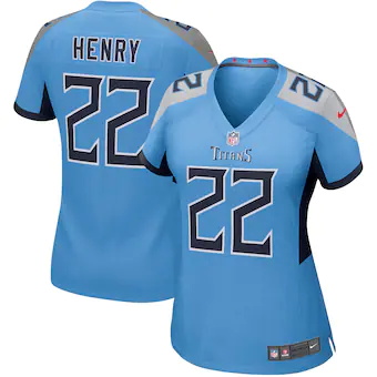 womens nike derrick henry light blue tennessee titans game 